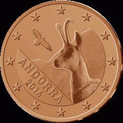 5 Cent UNC Andorra